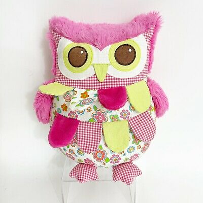 PINK OWL PLUSH PILLOW