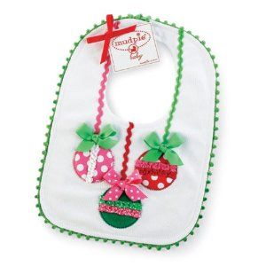 HOLIDAY ORNAMENT PIQUE BIB